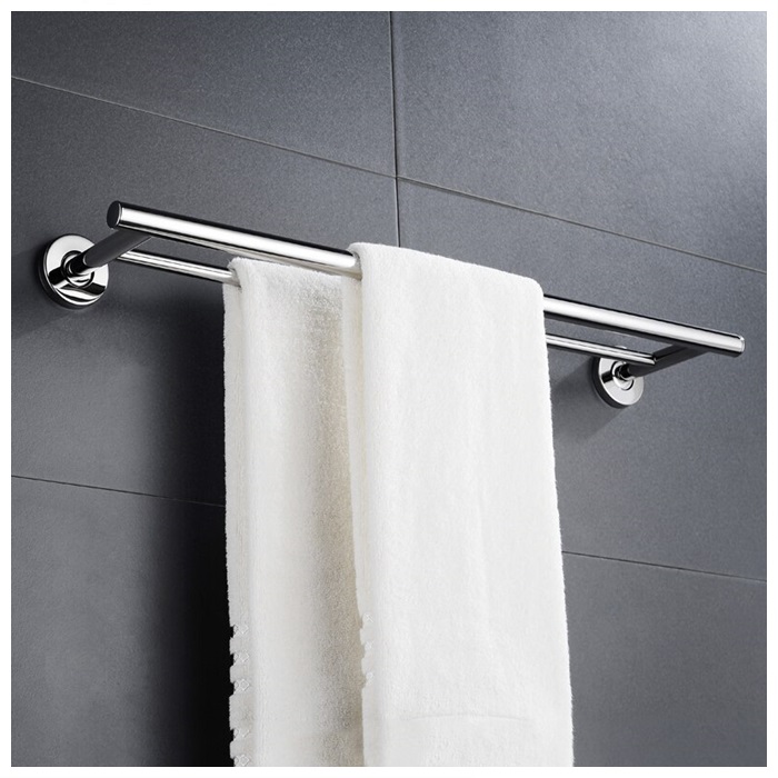 double rod towel bar